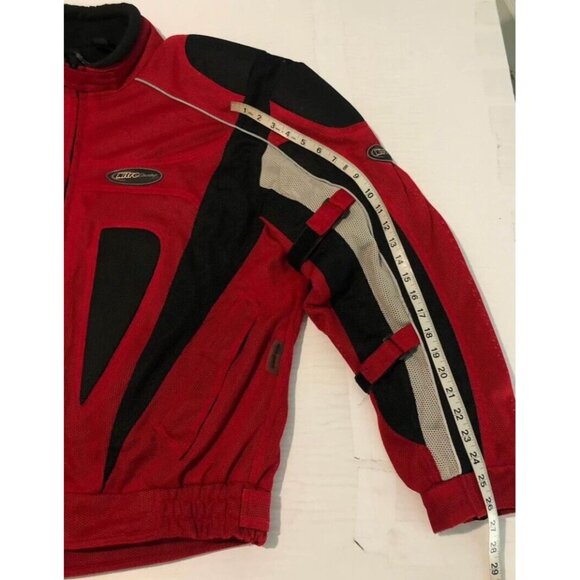 NITRO RACING Motorcycle Jacket 2XL Men Armor, Mesh Fabric, Removable Lining - Picture 3 of 4